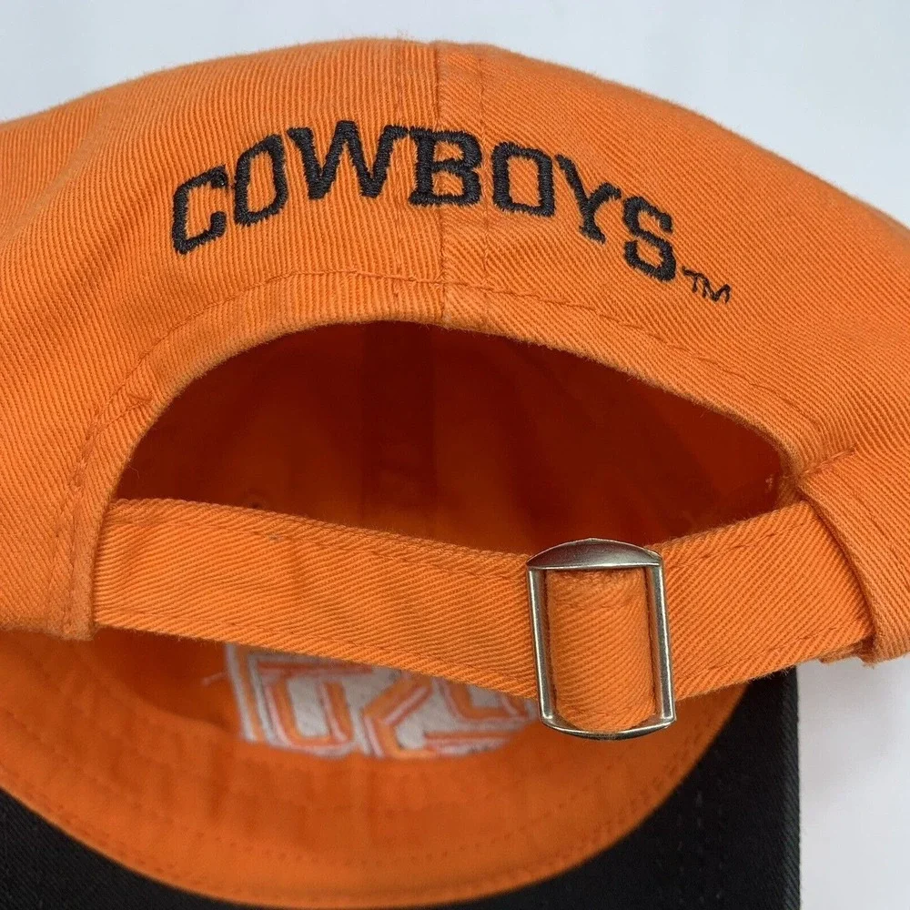 Oklahoma State OSU Cowboys Hat Orange Signatures Adjustable Strap Baseball Cap